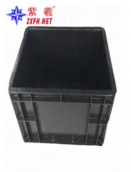 Anti-static B lack Plastic Turnover Box