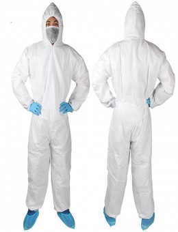 2023 Non-woven breathable coverall anti-oil and waterproof protective clothing