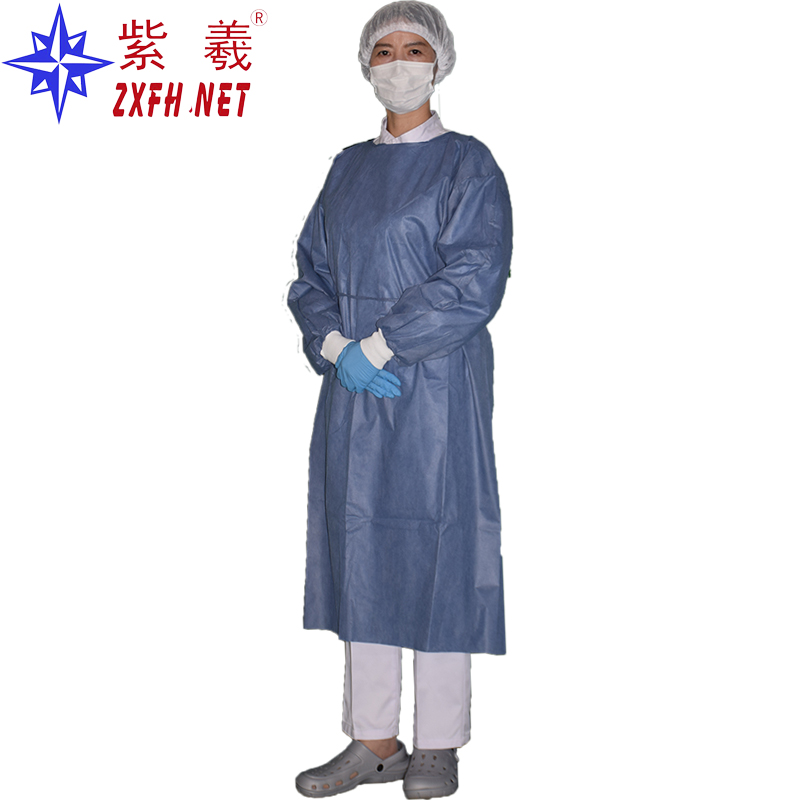 Hot Sale Isolation Gown Non-woven Disposable Isolation Gown protective clothing