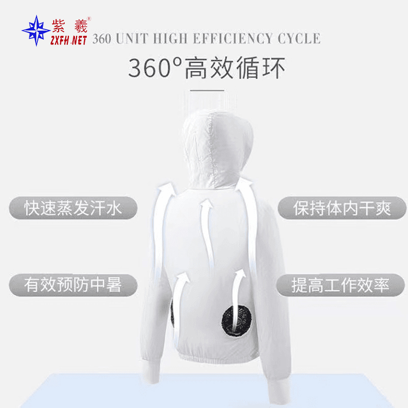 Zixi 2024 summer sunscreen cooling air conditioning suit exploded Guo-feng refrigeration heat resistance air conditioning cooling suit