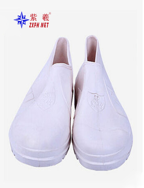 Yuanbao rubber shoes Food-grade white low rainboots